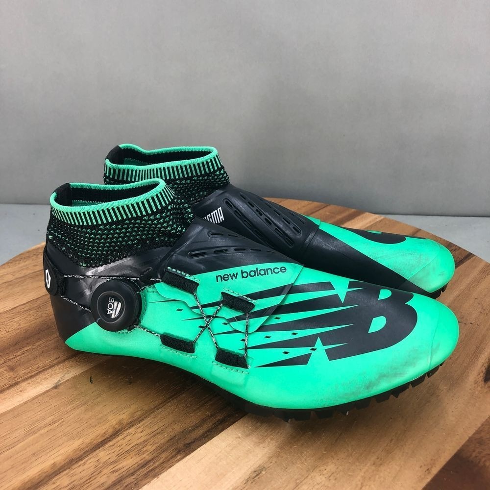 New Balance Vazee Sigma BOA Track Spikes Mens 7.5 D Green Black Performance Shoe